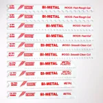 MIBRO 10-Piece Bi-Metal Jigsaw Blade Set for Wood and Metal Cutting, Universal U-Shank thumbnail 1