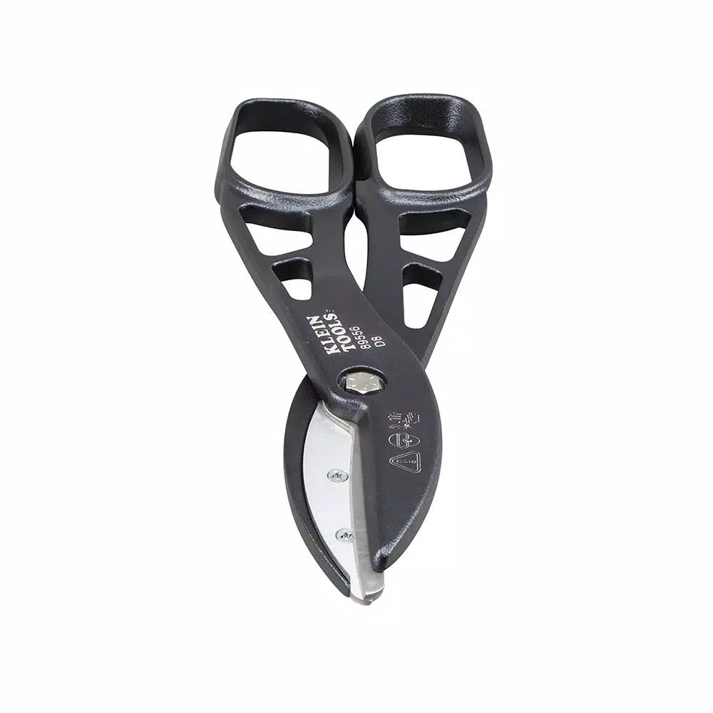 Klein Tools 12 in. Tin Snips with High-Carbon Steel Replaceable Blades