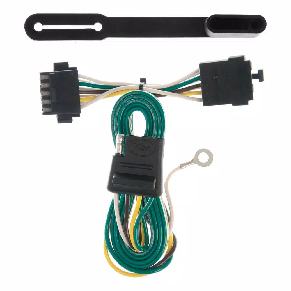 CURT Custom Vehicle-Trailer Wiring Harness, 4-Way Flat, for Chevrolet S10 Blazer & GMC S15 Jimmy