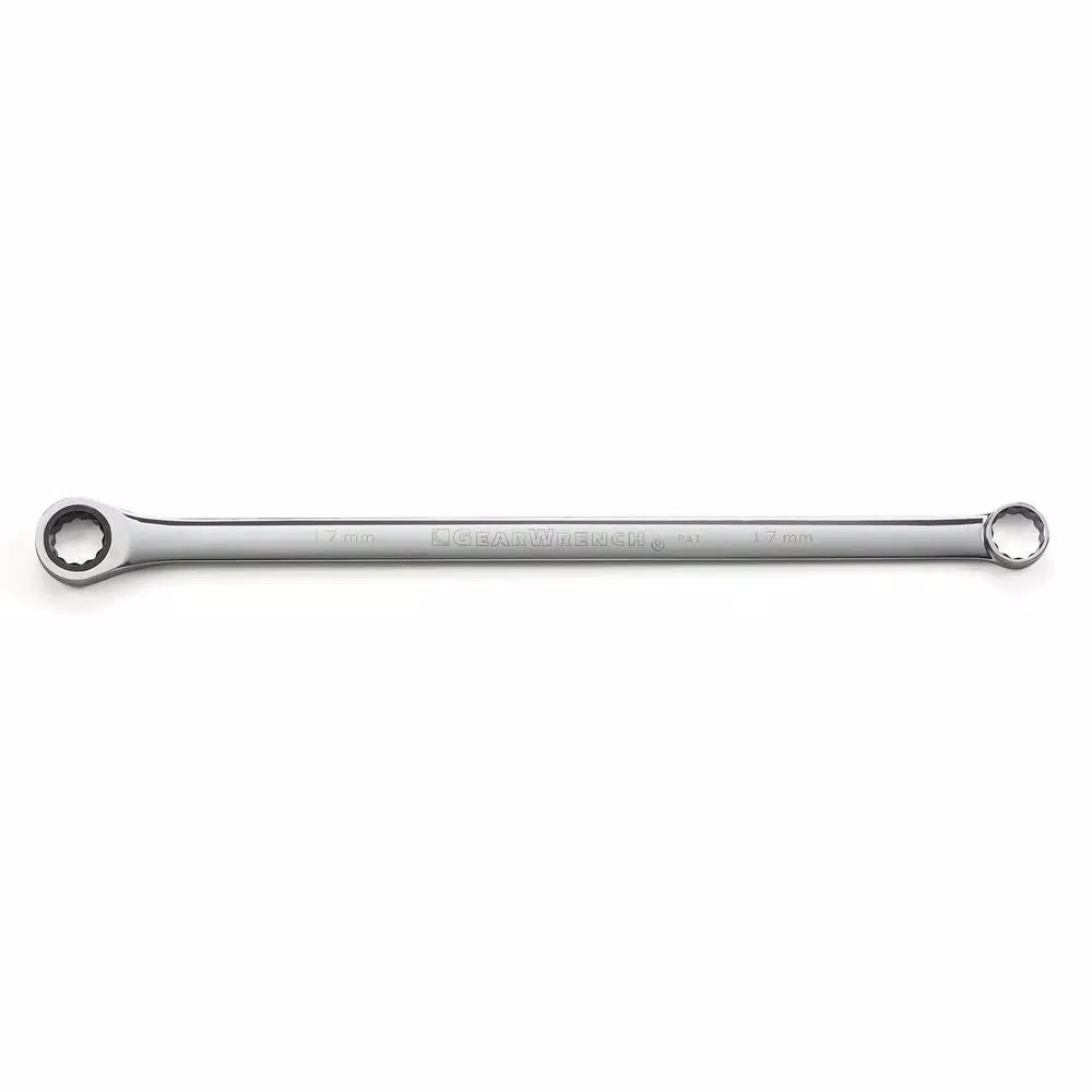 GEARWRENCH 17mm XL GearBox Double Box Ratcheting Wrench, 72-Tooth Metric