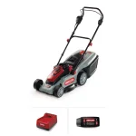 Oregon 40V Brushless Lithium-Ion Cordless Walk Behind Push Lawn Mower with 6.0 Ah Battery and Rapid Charger, 16 in. thumbnail 1
