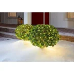 Home Accents Holiday 48 in. x 72 in. 150-Light Warm White LED Mini Net Lights, Indoor/Outdoor thumbnail 2
