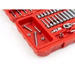TEKTON 55-Piece 1/4 in. Drive 12-Point Socket and Ratchet Set thumbnail 9