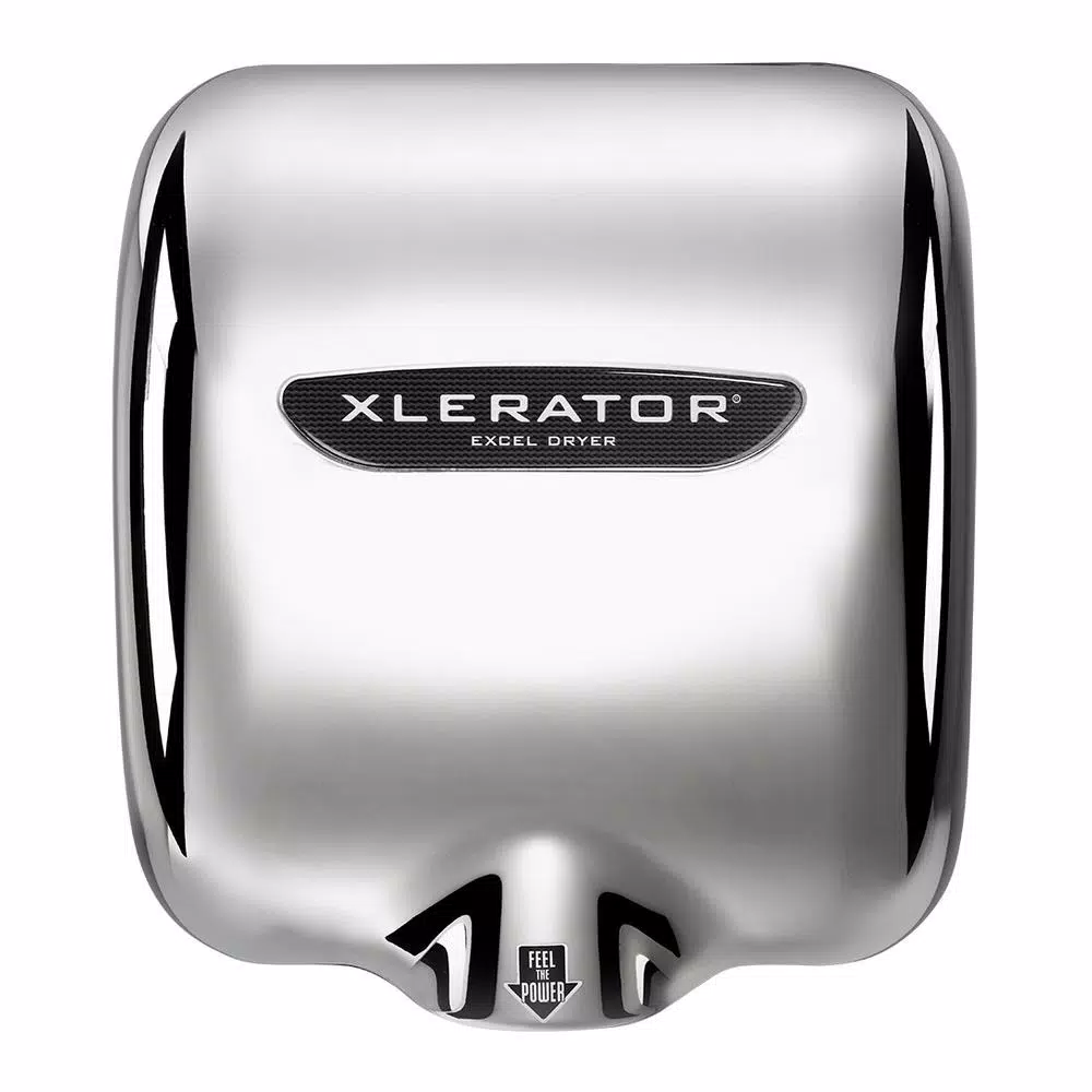 XLERATOR Excel Dryer XLERATOR High Speed Electric Hand Dryer, Chrome Plated Zinc, 110-120V