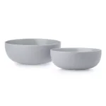 CorningWare 2-Piece Stoneware Mixing Bowl Set, Ash thumbnail 1