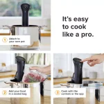 Anova Precision Cooker Nano WiFi Sous Vide, Black thumbnail 4