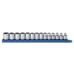 GearWrench 3/8 in. Drive Metric 12-Point Standard Socket Set, 14-Piece thumbnail 1