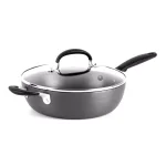 OXO Good Grips 9.5 in. Hard-Anodized Aluminum Nonstick Skillet with Glass Lid, Gray thumbnail 1