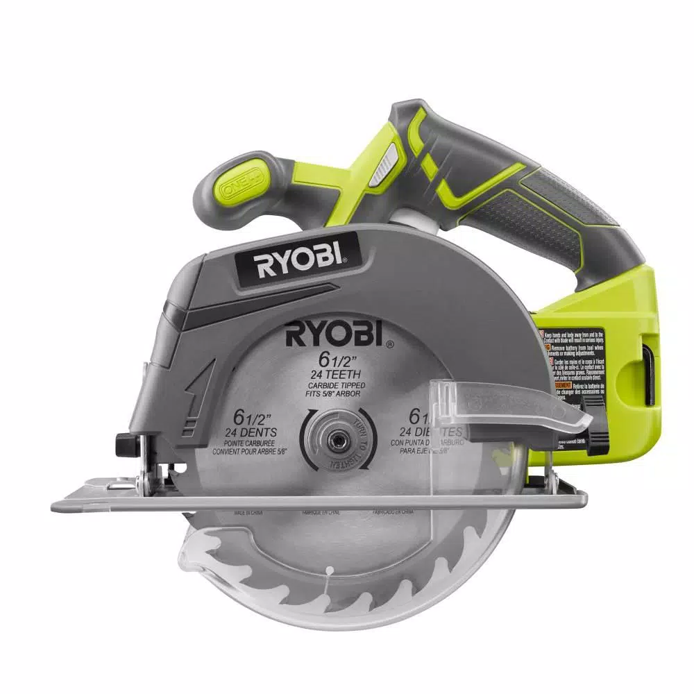 RYOBI 18V ONE+ 6-1/2 in. Cordless Circular Saw with 1.5 Ah Lithium-Ion Battery