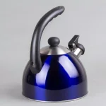 Creative Home Rhapsody 2.1 Qt. Stainless Steel Whistling Tea Kettle, Metallic Blue thumbnail 4
