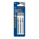 Bosch Bi-Metal T-Shank Jig Saw Blade Assortment for Laminate Flooring and Plywood, 3-Pack thumbnail 1