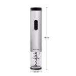 Ovente Electric Wine Bottle Opener with Foil Cutter and LED Light, Stainless Steel, Silver thumbnail 6