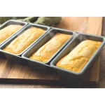 Fox Run Preferred Non-Stick Linked Loaf Pan, 4-Cavity Mini Loaf Baker thumbnail 2