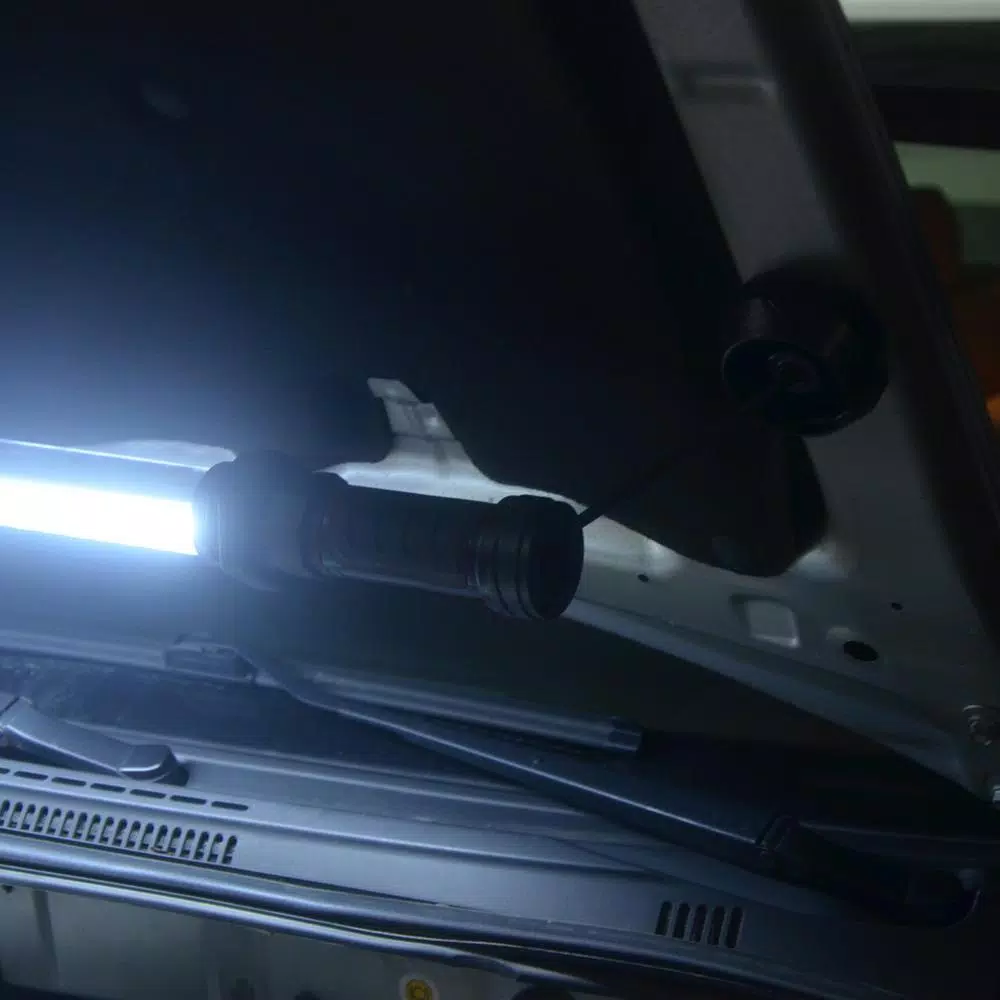 Ultra Performance 120 LED Rechargeable Under Hood Work Light - 250 Lumens Portable Automotive Work Light