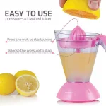 Ovente 34 oz. Electric Citrus Juicer, 25W Motor, Pink thumbnail 3