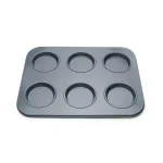 Fox Run Preferred Non-Stick Large Muffin Top Pan, 6-Cup Carbon Steel thumbnail 4