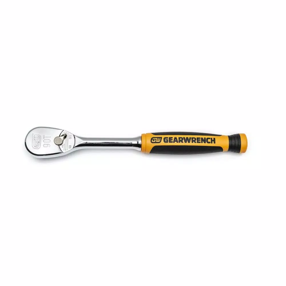 GEARWRENCH 3-Piece 90-Tooth Dual Material Teardrop Ratchet Set, 1/4 in. and 3/8 in. Drive