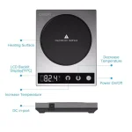 COSORI Brushed Stainless Steel Coffee Cup Warmer with LCD Display and Temperature Control thumbnail 4