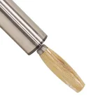 Home Basics Stainless Steel and Wood Rolling Pin thumbnail 2