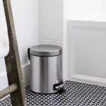 StyleWell 1.3 Gal. Stainless Steel Round Step On Trash Can with Soft Close Lid thumbnail 2