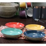 Gibson Home Color Speckle Assorted Stoneware Bowls, Set of 4, 24 oz thumbnail 3