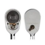 Tekton 1/4 in. Drive x 3 in. Stubby Ratchet, 90-Tooth Ultra-Compact Design thumbnail 8