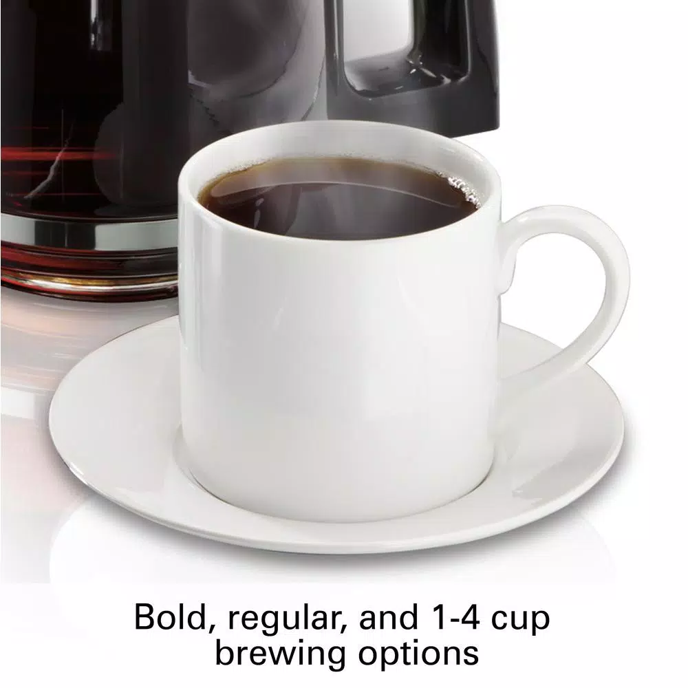 Hamilton Beach 12-Cup Programmable Easy Access Deluxe Coffee Maker, Black