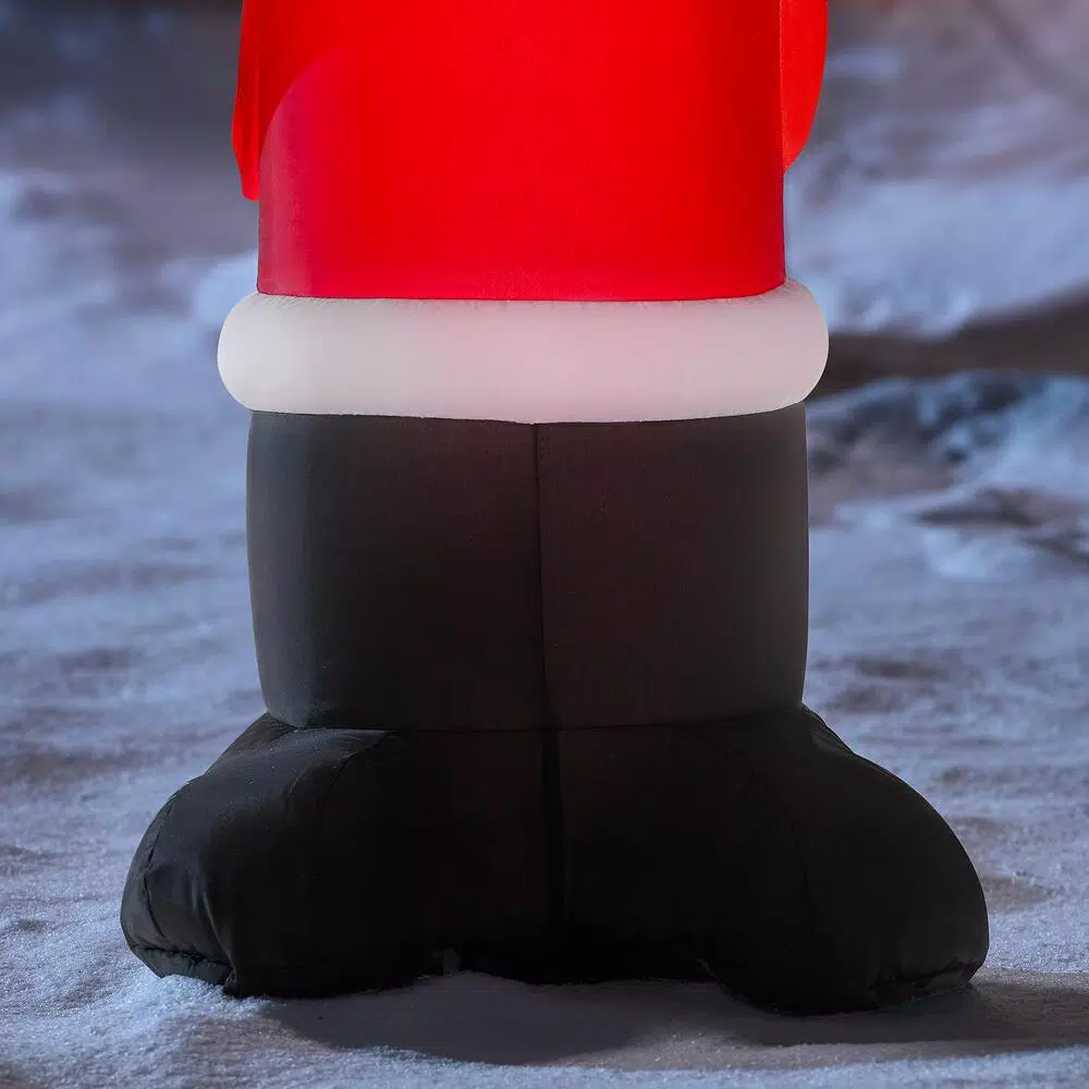 Disney Nightmare Before Christmas 4 ft. Jack Skellington as Santa Inflatable Holiday Decoration