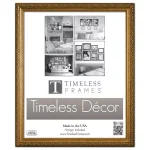 Timeless Frames Carrington 16 x 20 in. Gold Ornate Wood Picture Frame thumbnail 1