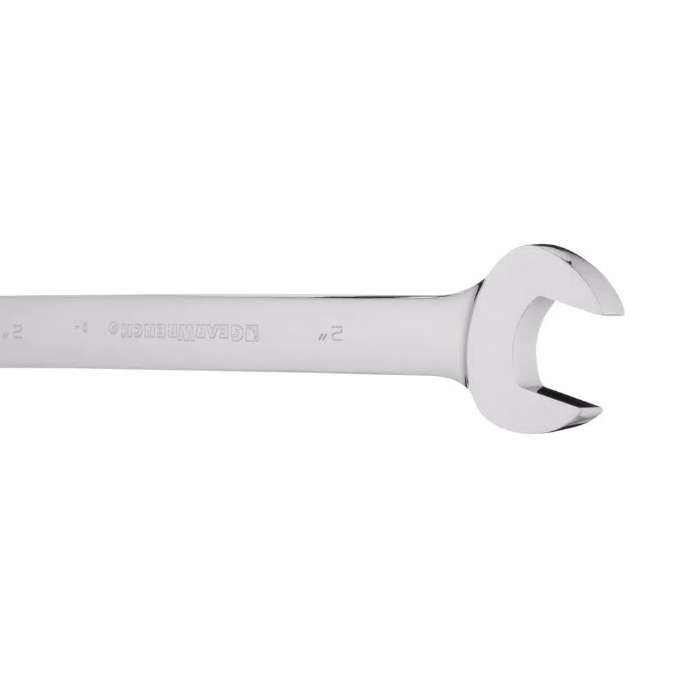 GearWrench 2 in. Jumbo Combination Ratcheting Wrench, 12-Point, Chrome Finish