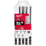 Milwaukee MX4 4-Cutter SDS-Plus Carbide Hammer Drill Bit Kit, 5-Piece thumbnail 3