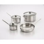 ExcelSteel 7-Piece 18/10 Stainless Steel Cookware Set with Brushed Finish thumbnail 1