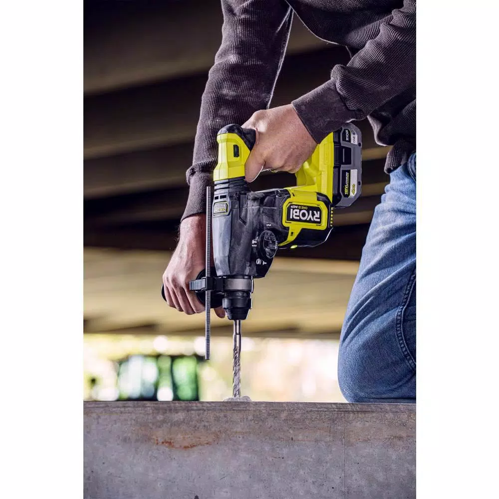 RYOBI 18V ONE+ HP Brushless 1 in. SDS-Plus Cordless Rotary Hammer Drill (Tool Only)