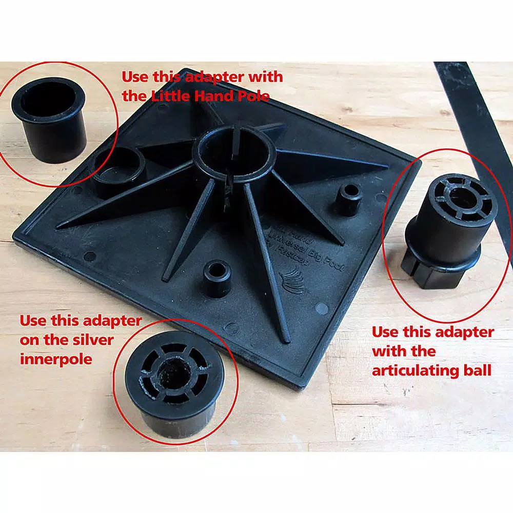 Fastcap 3rd Hand Universal Foot for Little Hand Support Tools, 6 in. x 6 in.