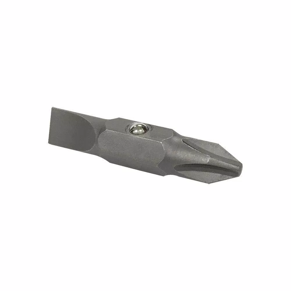 Klein Tools #2 Phillips and 1/4 in. Slotted Replacement Bits, 2-Piece Set