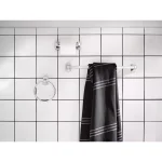 Unbranded Adler 3-Piece Chrome Bathroom Hardware Set with Adjustable 18-24 in. Towel Bar thumbnail 6