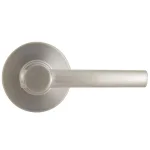 Defiant Highland Satin Nickel Passage Door Lever with Round Rose thumbnail 8
