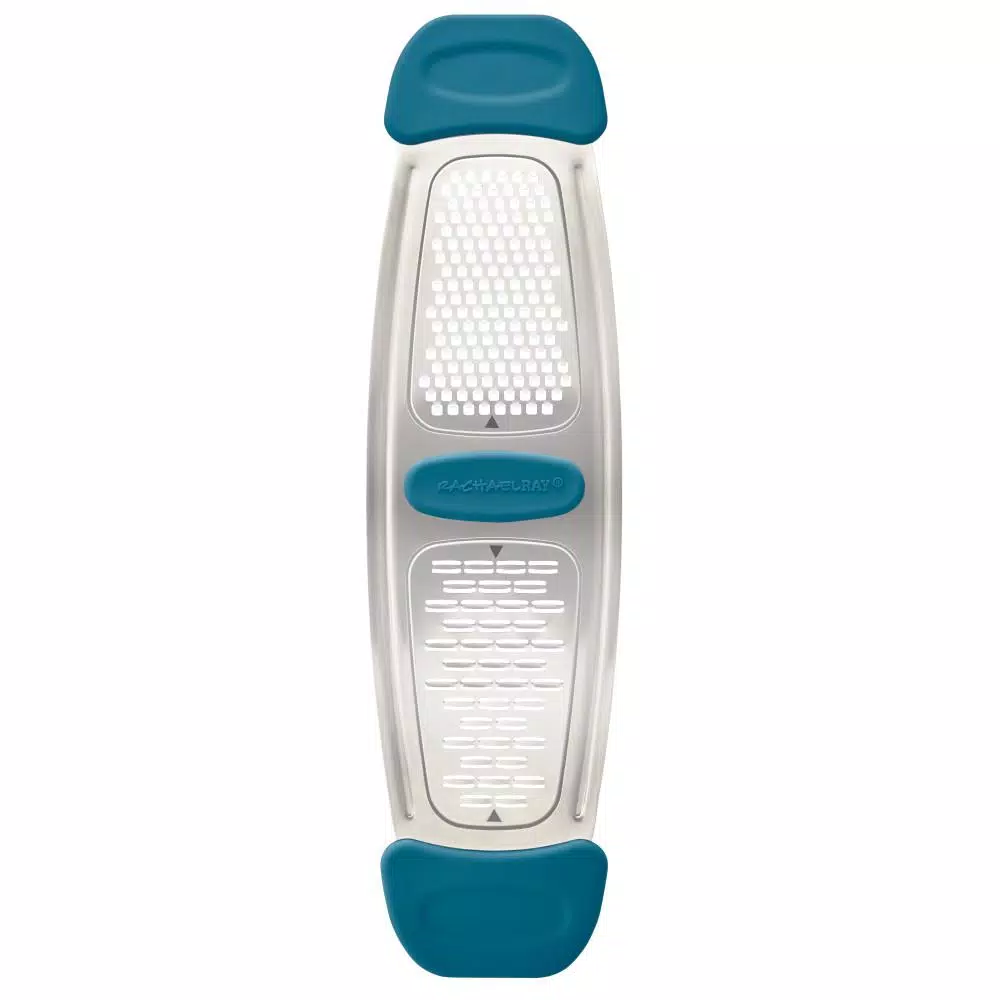 Rachael Ray Marine Blue Stainless Steel Multi-Grater with Silicone Handles