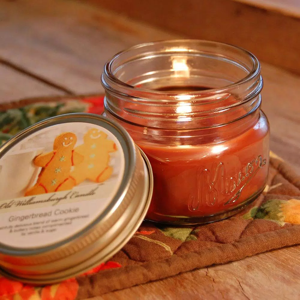 LUMABASE Holiday Scented Candle Collection - 6 Pack 3 oz. Mason Jar Candles