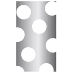 Sugar Plum Party SugarPlum Sterling Paper Guest Towels, White/Silver, 32 Count thumbnail 1