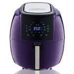 GoWISE USA 5.8 Qt. Plum Electric Air Fryer with 8-in-1 Functionality and Recipe Book thumbnail 1