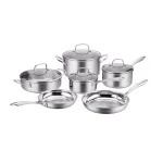 Cuisinart MultiClad 10-Piece Stainless Steel Cookware Set thumbnail 1