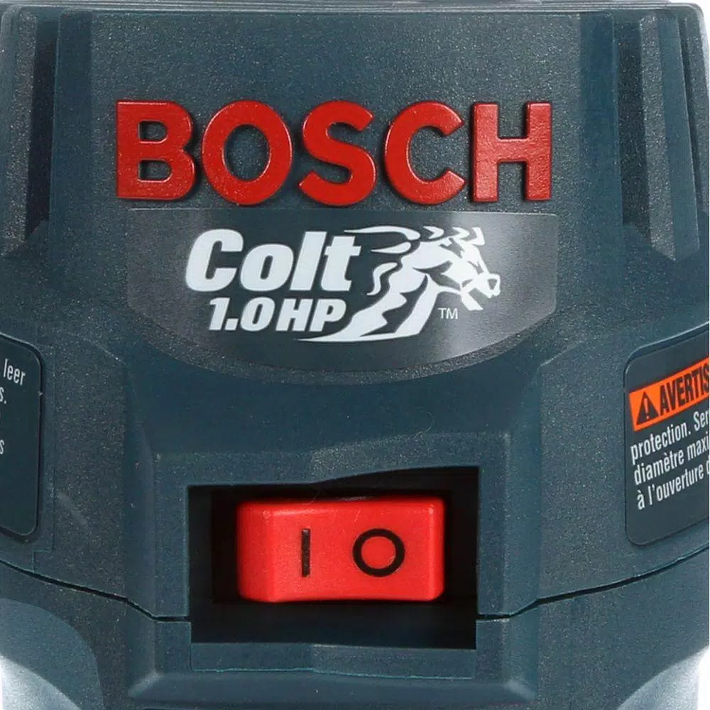 Bosch 1 HP Corded Palm Router, 5.6 Amp, 35,000 RPM, Fixed Base