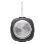 Gotham Steel 12 in. Ti-Ceramic Non-Stick Shallow Square Fry Pan, Graphite thumbnail 2