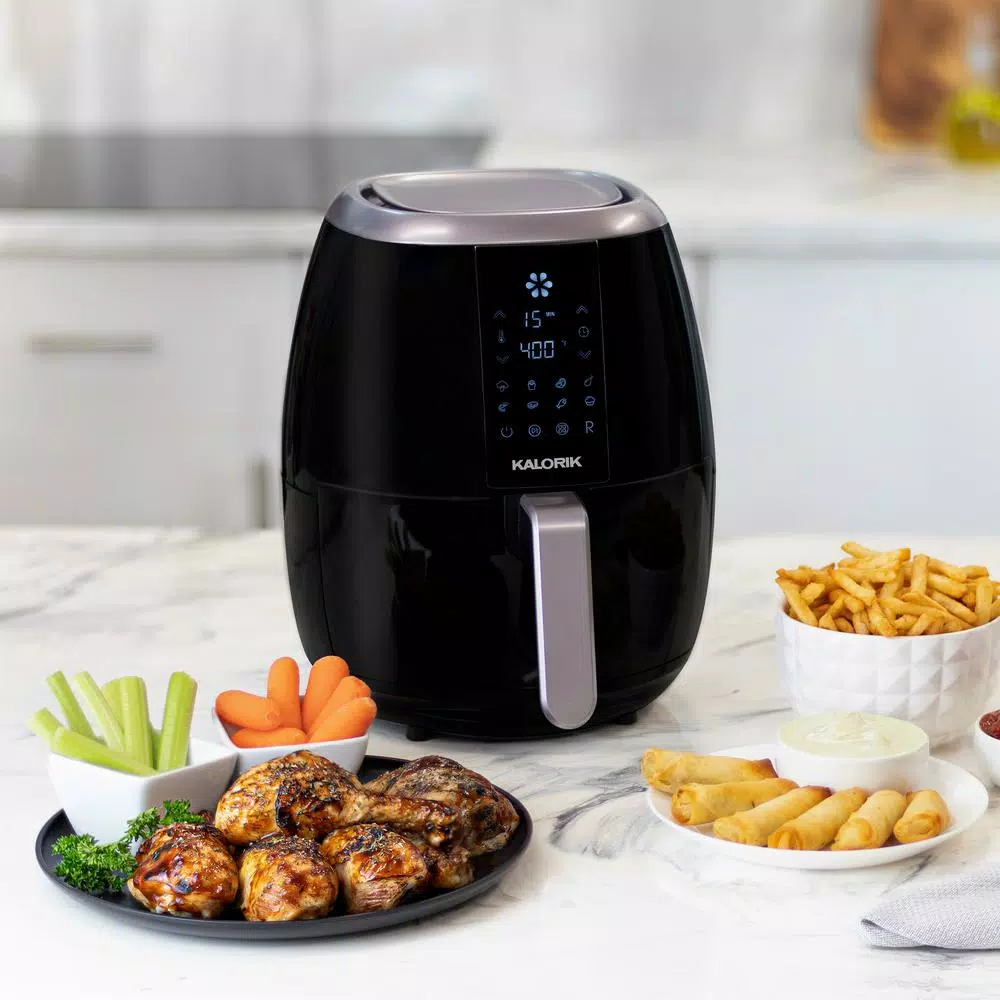 KALORIK 3 Qt. Black Digital Touchscreen Air Fryer
