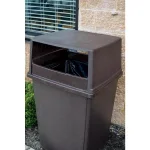Plasticplace 56 Gallon Black Glutton Trash Bags, 1.5 Mil Thickness, 50 Count Case thumbnail 2