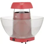 Kalorik Red Volcano Hot Air Popcorn Maker with Oversized Serving Bowl thumbnail 5