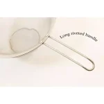 ExcelSteel 9 in. Stainless Steel Mesh Strainer with Long Riveted Handle thumbnail 5