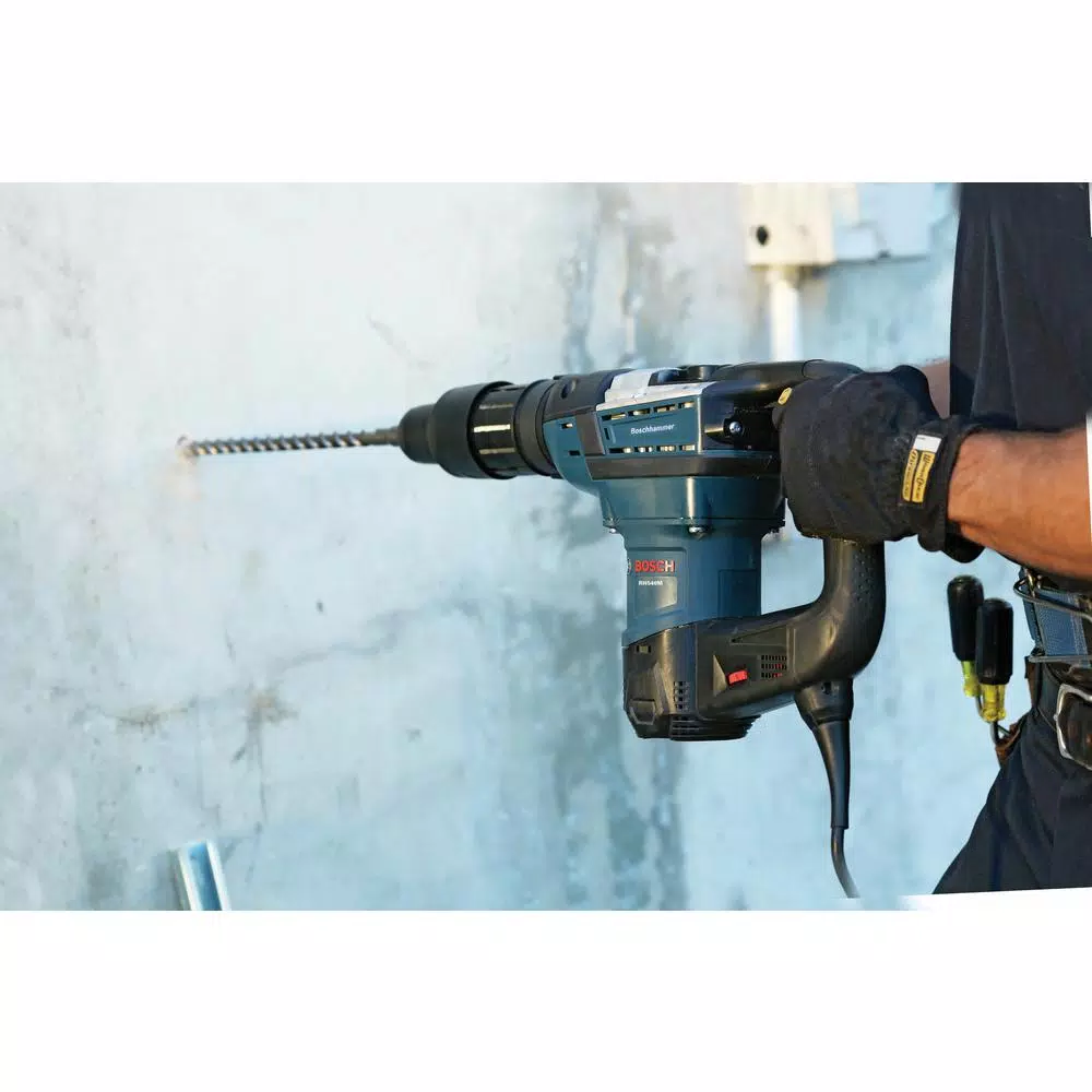 Bosch RH540M 12 Amp SDS-Max Corded Variable Speed Rotary Hammer Drill with HDC300 Dust Attachment