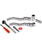 Stalwart 40-Piece SAE and Metric Socket Set with 3/8 in. Drive Ratchet and Carrying Case thumbnail 2